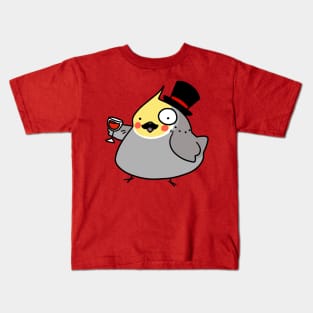 Dapper Cockatiel Kids T-Shirt